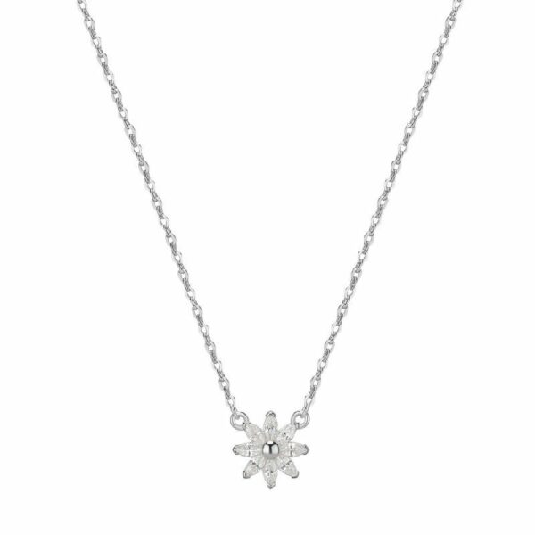 Collana GAIA argento 925/1000 rodio, cubic zirconia white