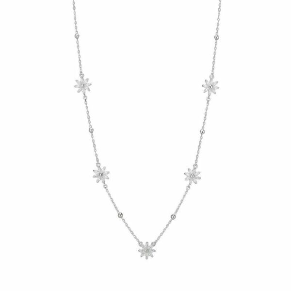 Collana GAIA argento 925/1000 rodio, cubic zirconia white