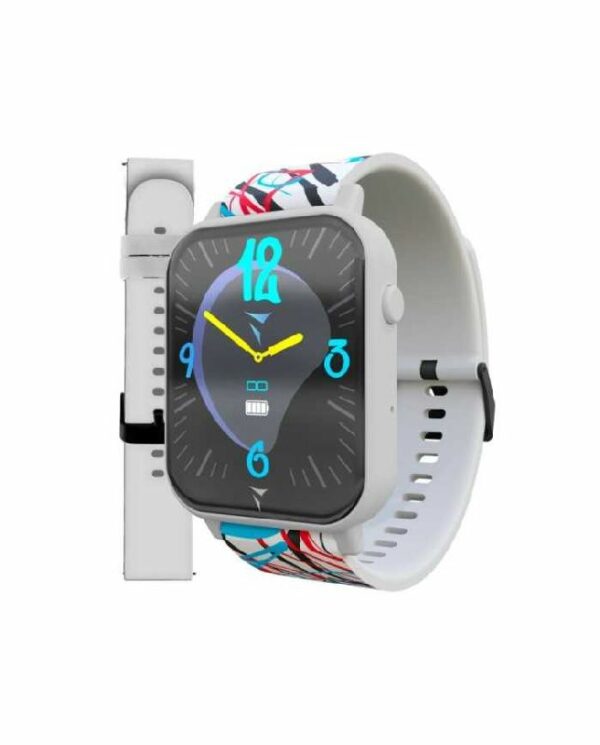 Smartwatch Rocks 2.0 con Cover Intercambiabili Cinturino Nero Cover Nera e Gun
