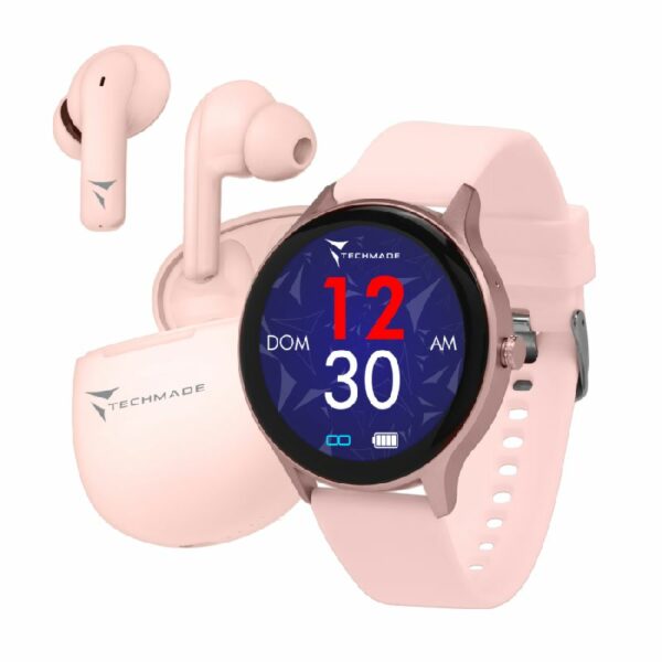 Smartwatch Techmade - DYNAMIC White Bundle