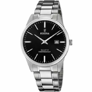OROLOGIO FESTINA CLASSICS F20511/4 NERO CON CINTURINO IN ACCIAIO, UOMO