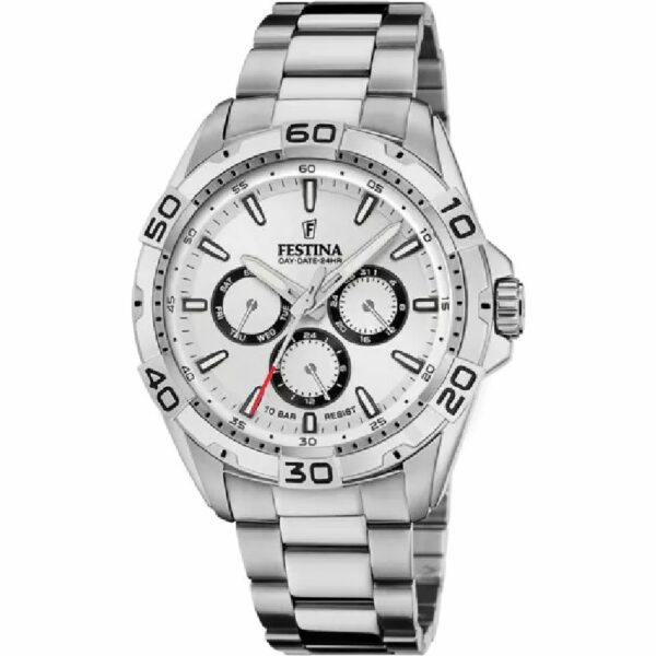 OROLOGIO FESTINA F20623/1 BLANCO CINGHIA ACCIAIO INOSSIDABILE 316L, UOMO
