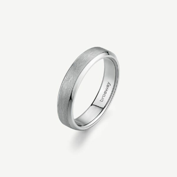 Anello in acciaio 316L.