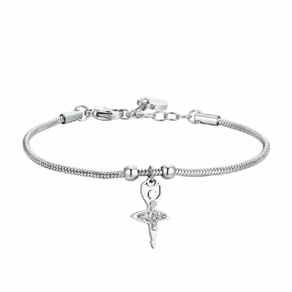 BRACCIALE DONNA IN ACCIAIO CON BALLERINA