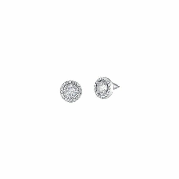 ORECCHINI DONNA IN ACCIAIO ZIRCONE BIANCO