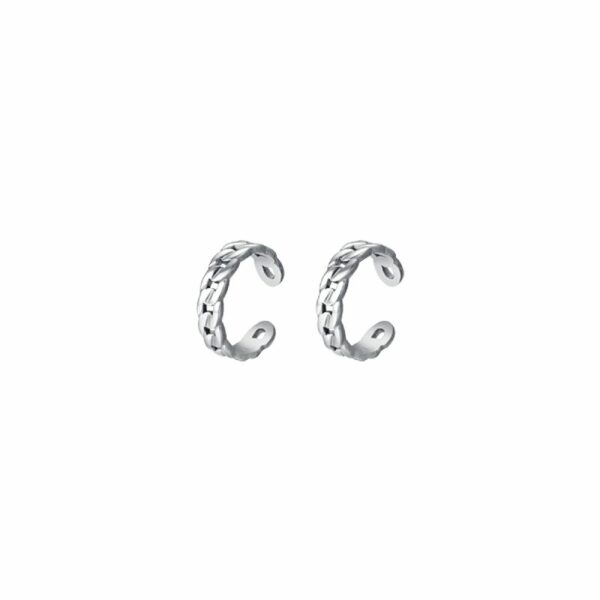 EAR CUFF DONNA IN ACCIAIO
