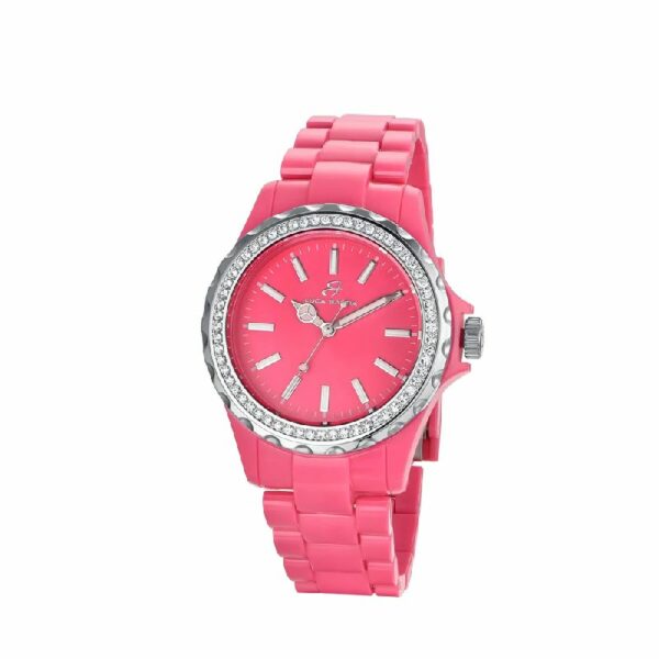OROLOGIO DONNA IN POLICARBONATO FUCSIA CON QUADRANTE FUCSIA