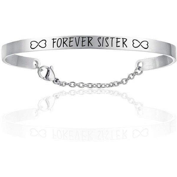 BRACCIALE DONNA IN ACCIAIO FOREVER SISTER