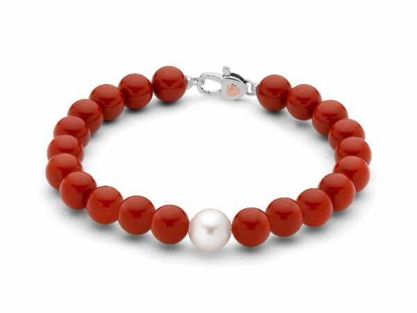Bracciale TERRA E MARE perle rosse