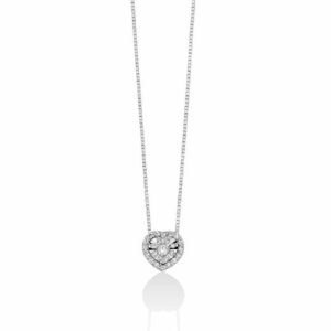 Collier in diamanti a cuore