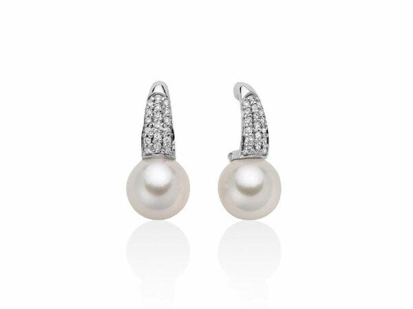 Orecchini di perle e diamanti