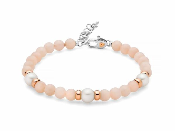 Bracciale i segreti nella natura - perle rosa