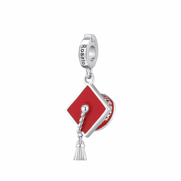Charm Cappello laurea - argento