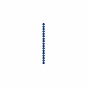 MONO ORECCHINO TENNIS DONNA IN ACCIAIO CON ZIRCONI BLU