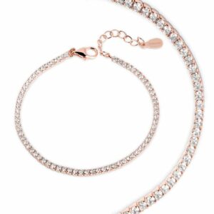 Bracciale Tennis in Argento 925 con Zirconi Bianchi