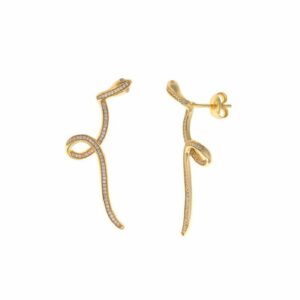 Orecchini Dorati in Argento Placcato Oro “Jungle”