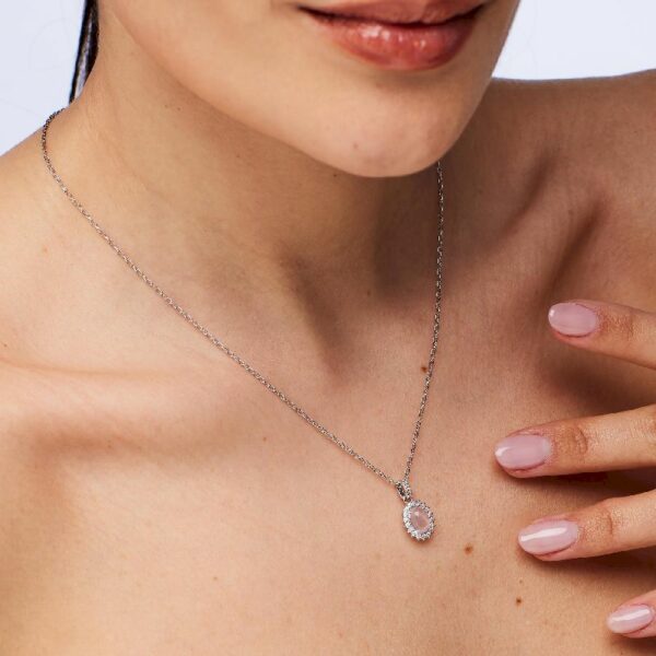 Charm FANCY - Quarzo rosa