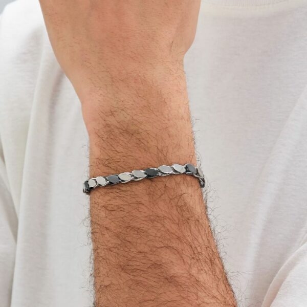 Bracciale RIPTIDE - Acciaio rutenio