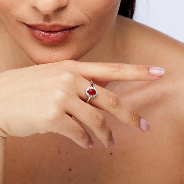 Anello FANCY - Agata rossa