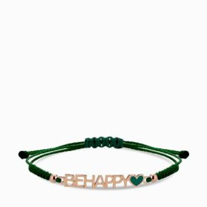 bracciale personalizzabile con cordino e smalto 2