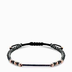 bracciale in ematite con zaffiri