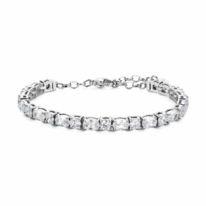 Bracciale DREAMING in acciaio 316L, con cubic zirconia