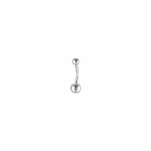 PIERCING OMBELICO DONNA IN ACCIAIO CON SFERE IN ACCIAIO