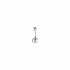 PIERCING OMBELICO DONNA IN ACCIAIO CON SFERE IN ACCIAIO
