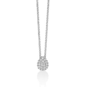 Collana con Ciondolo Goccia Argento