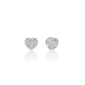 Orecchini Cuore Argento