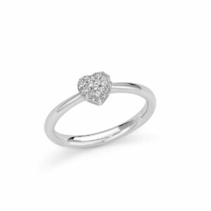 Anello Cuore Argento
