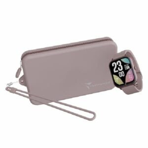 Smartwatch Glow con pochette abbinata - colore Warm Gray