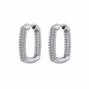 Orecchini quadrati argento