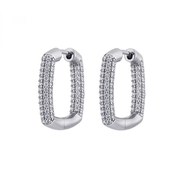 Orecchini quadrati argento