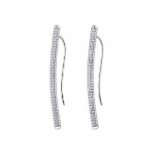 Orecchini lunghi argento