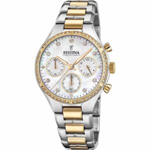 OROLOGIO FESTINA BOYFRIEND F20402/1 MADREPERLA CINTURINO IN ACCIAIO, DONNA