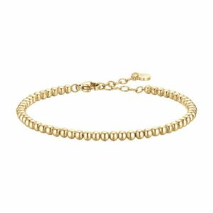 Bracciale in acciaio IP gold con sfere