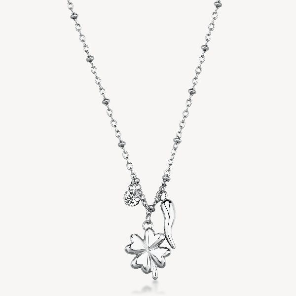 Collana CHAKRA in acciaio 316L, con pendenti quad