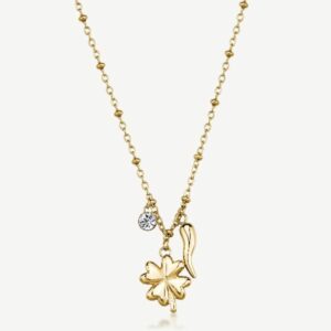 Collana CHAKRA in acciaio 316L, finitura pvd color