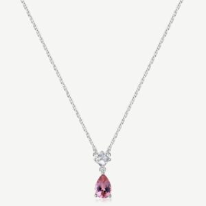 Collana FANCY in argento 925/1000 rodiato e cubic