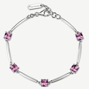 Bracciale FANCY in argento 925/1000 rodiato e cubi