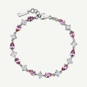 Bracciale FANCY in argento 925/1000 rodiato e cubi