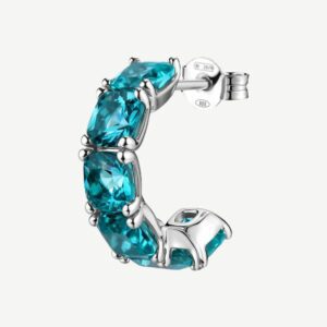 Orecchino cerchietto FANCY in argento 925/1000 rod