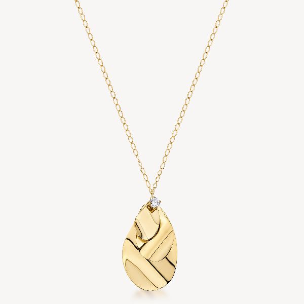 Collana lunga BLOOM in acciaio 316L, finitura pvd