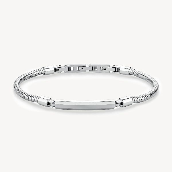 Bracciale ORIGIN in acciaio 316L, con centrale