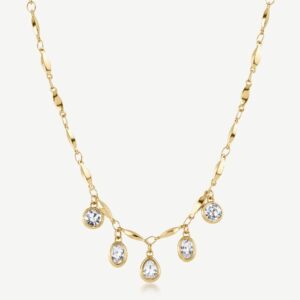 Collana SYMPHONIA in acciaio 316L, finitura pvd co