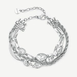 Bracciale multifilo SYMPHONIA in acciaio 316L e cr