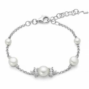 Bracciale Andromeda - Perle e diamanti