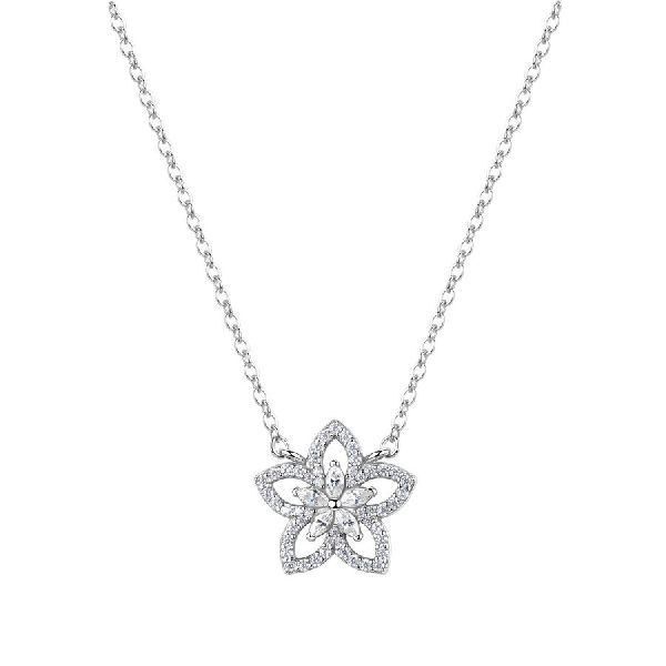 Collana girocollo Gaia in argento 925 con cristalli
