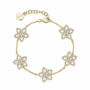 Bracciale Gaia in argento 925 placcato oro giallo